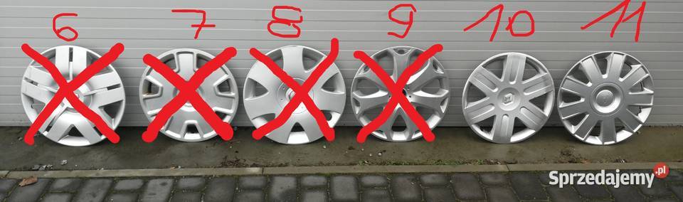 Kołpaki 1516 AUDI VW OPEL FORD RENAULT BMW Toruń sprzedam