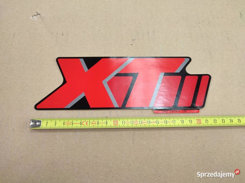 NAKLEJKA XT 2 NA BAK YAMAHA XT600 19871988