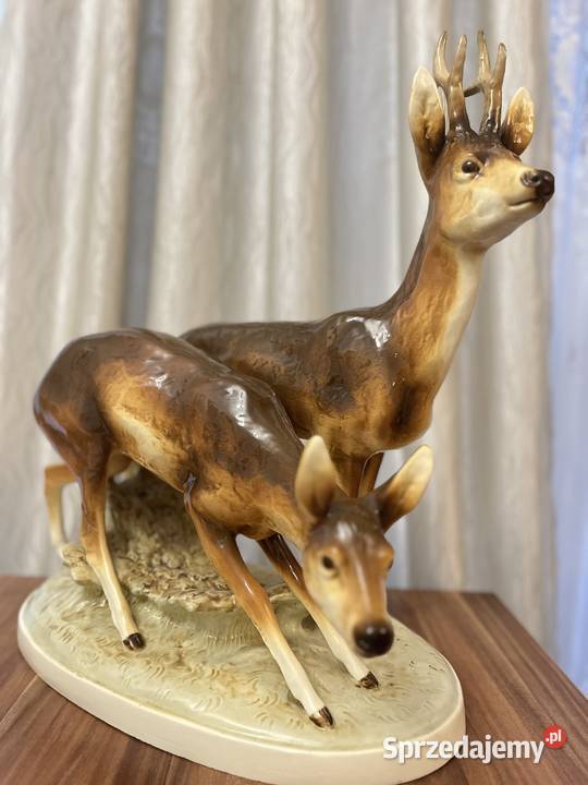 Wanke Royal Dux figurka myśliwska porcelanowa Jastrzębie-Zdrój