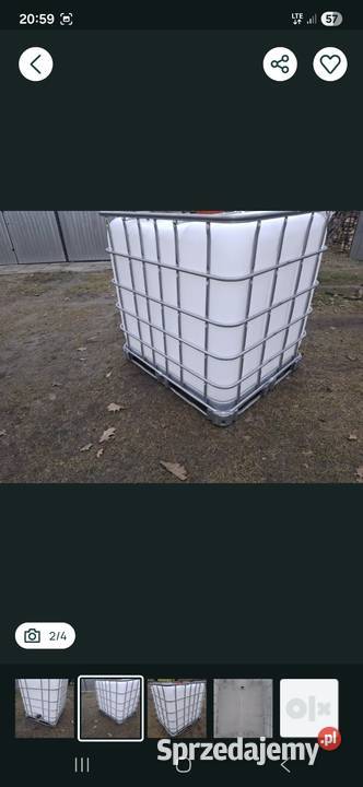 MAUZER MAUZERY 1000L NOWY czysty Szałamaje