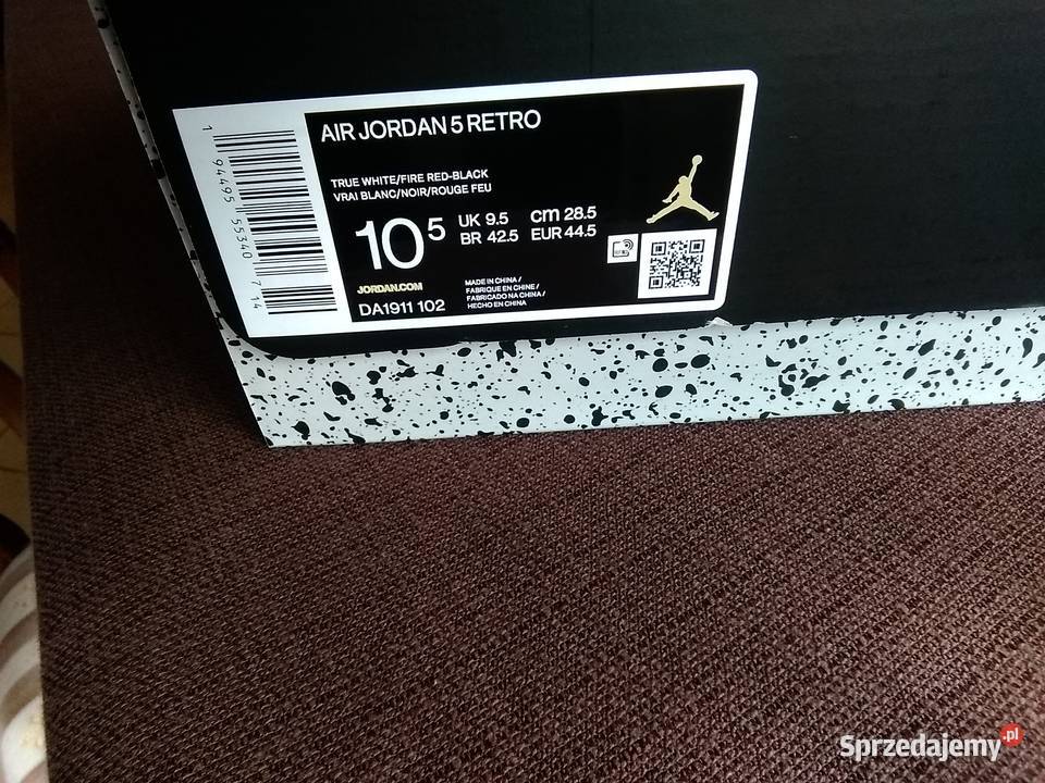 r 445 NIKE Jordan 5 Retro Fire Red Silver Tongue sprzedam