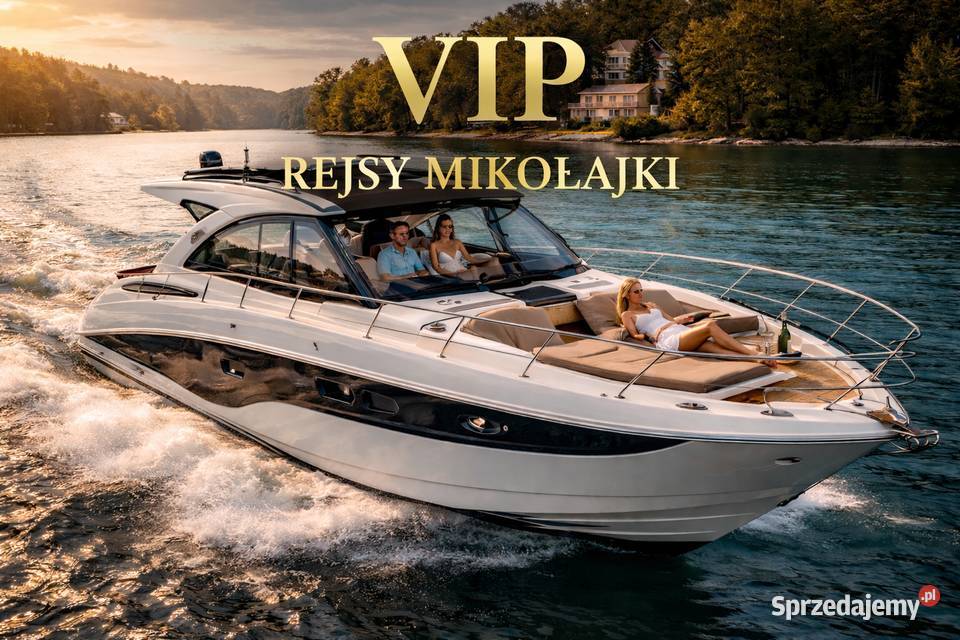 Luksusowy Czarter Łodzi Premium Rejsy VIP Ruciane-Nida