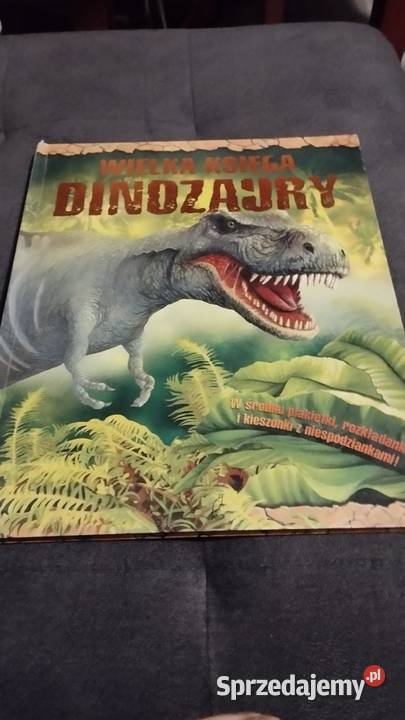 wielka księga dinozaury plakietki rozkladanki Poznań