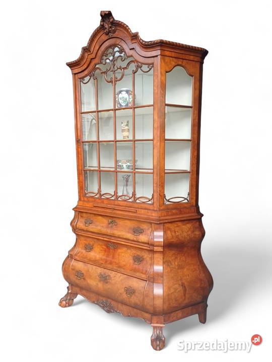 Oryginalna Witryna Ludwik Filip XIX XX w Antyki, Sztuka, Kolekcje wielkopolskie Suchorzew sprzedam