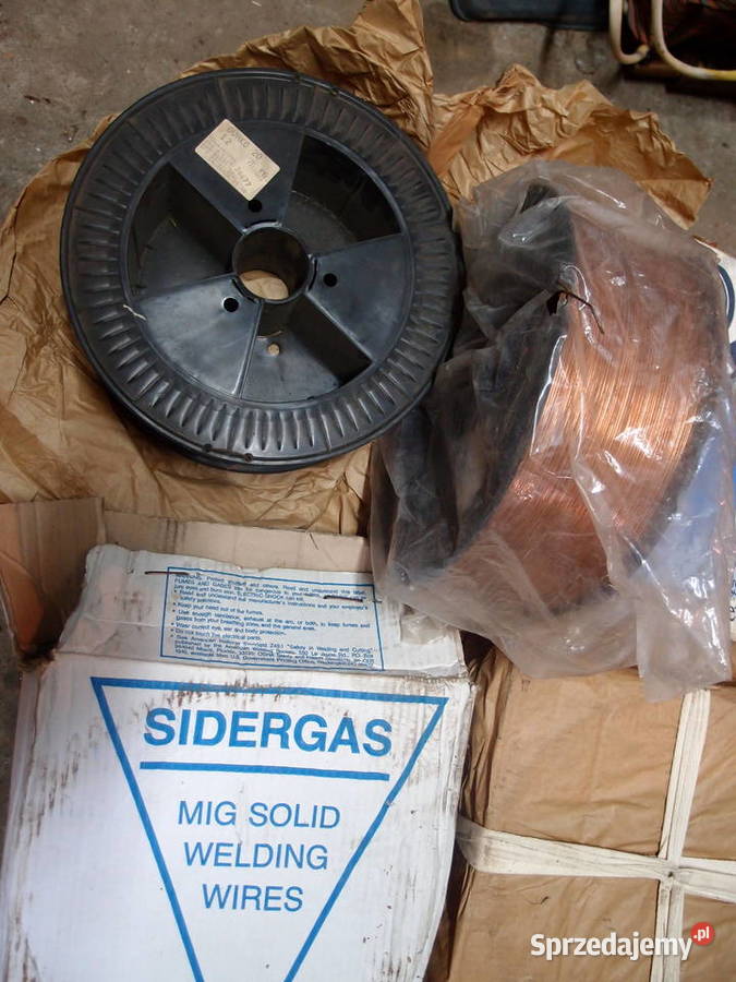 drut spawalniczy MIG SG2 08mm 12mm 16mm szpule sprzedam