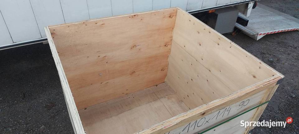 Skrzynio palety drewniane kosze pojemniki