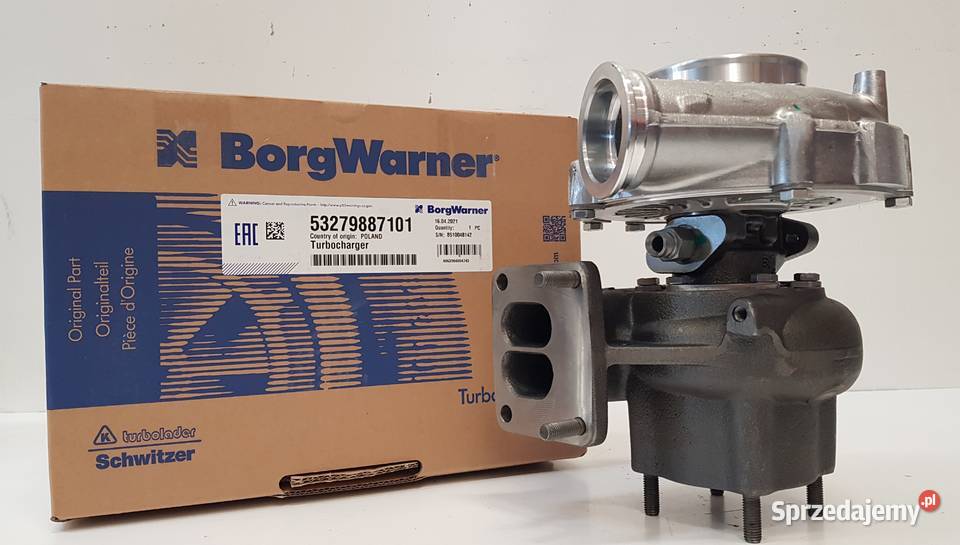 Nowa turbosprężarka firmy BorgWarner 53279887101 Siedlce