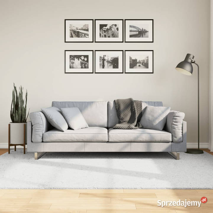 Dywan OVIEDO z krótkim włosiem szary 160x230