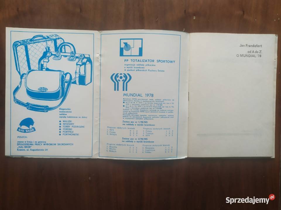Skarb kibica MŚ Argentyna 1978 łódzkie Łódź sprzedam