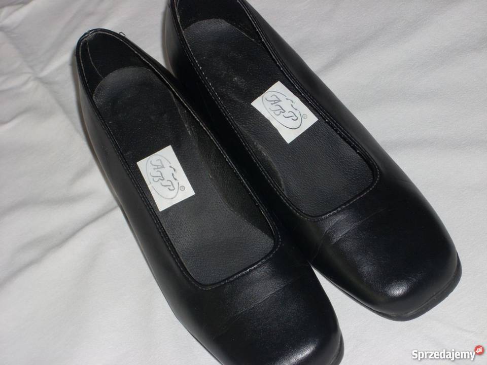 Czarne Czółenka Eleganckie Gładkie j nowe 36 365 Rozmiar 36,5 Nowy Sącz sprzedam