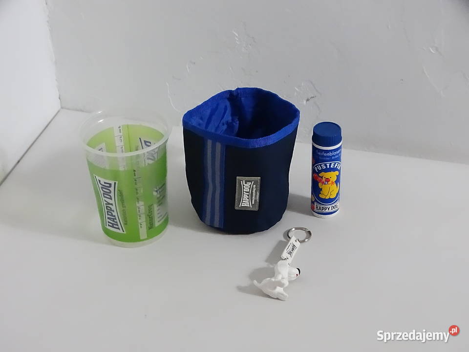 Zestaw Gadżetów Happy Dog Saszetka Miarka Brelok sprzedam