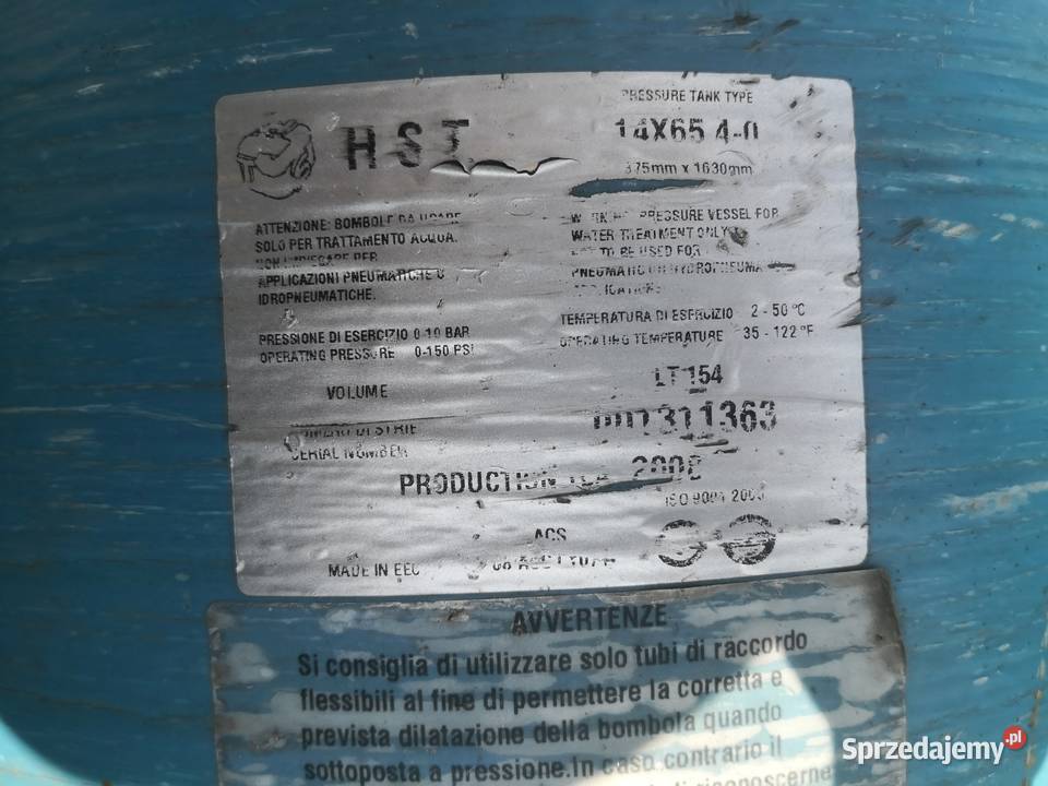 Zbiorniki filtracyjne 210 L włókno szklane