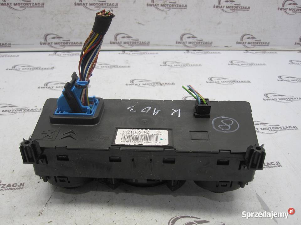 CITROEN C3 PICASSO 12r panel klimatyzacji