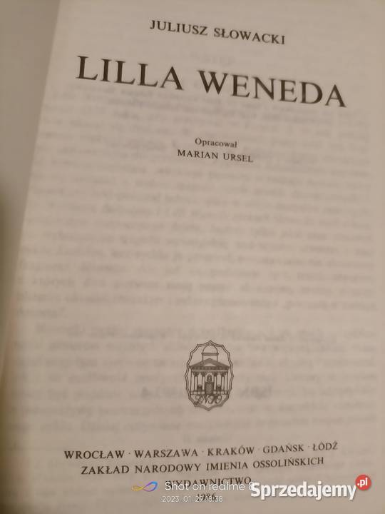 Lilla Weneda lektury szkolne księgarnia Praga mazowieckie Warszawa