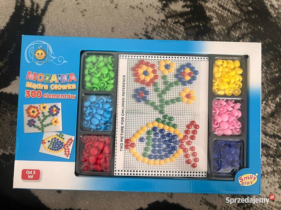 Mozaika grzybki 300 elementów Mądra główka lubelskie Lublin sprzedam