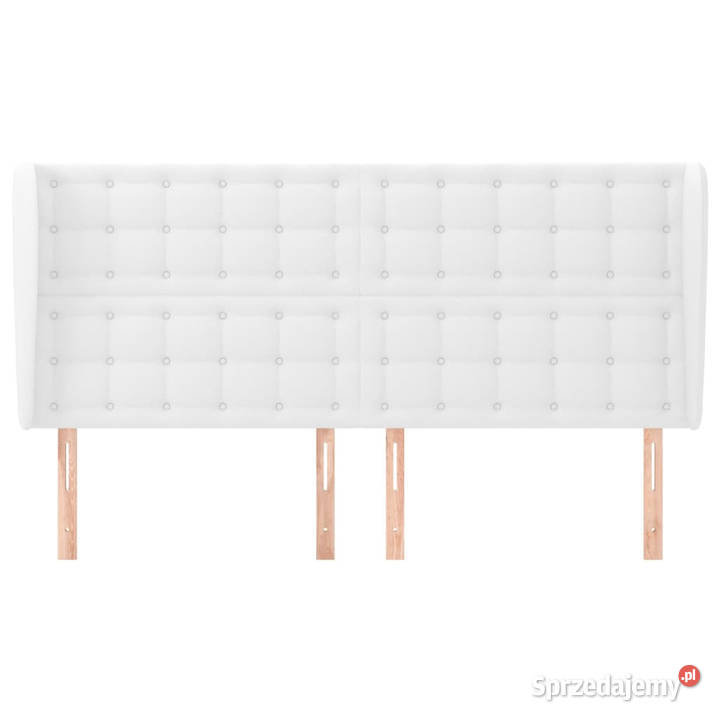 Zagłówek uszak biały 163x23x118128 sztuczna Warszawa sprzedam