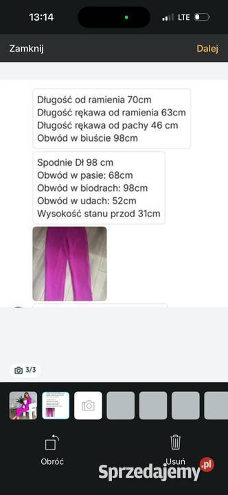 Garnitur fuksja Nowy M Rewal