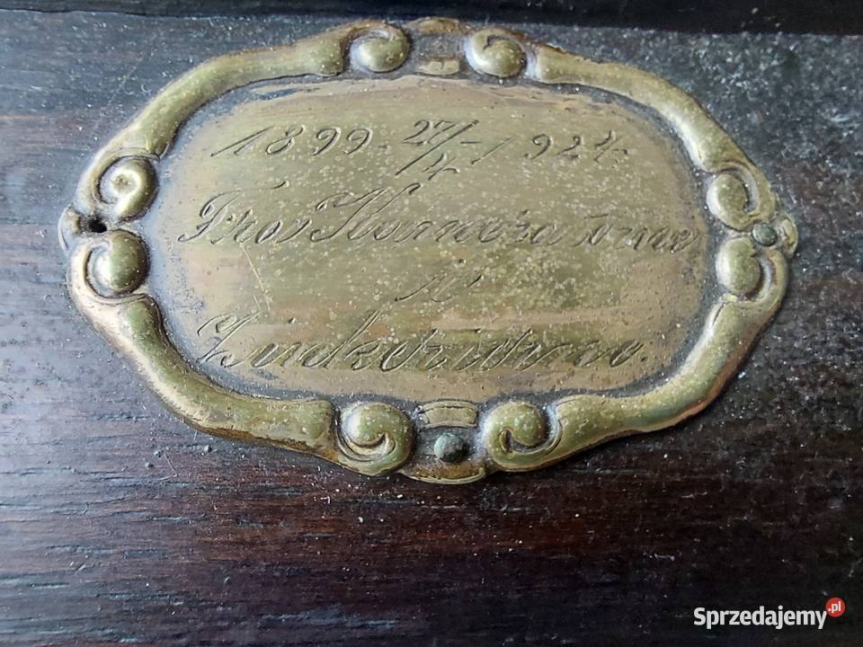 Stary zegar ścienny gabinetowy PHS 1924r ładny Tczew sprzedam