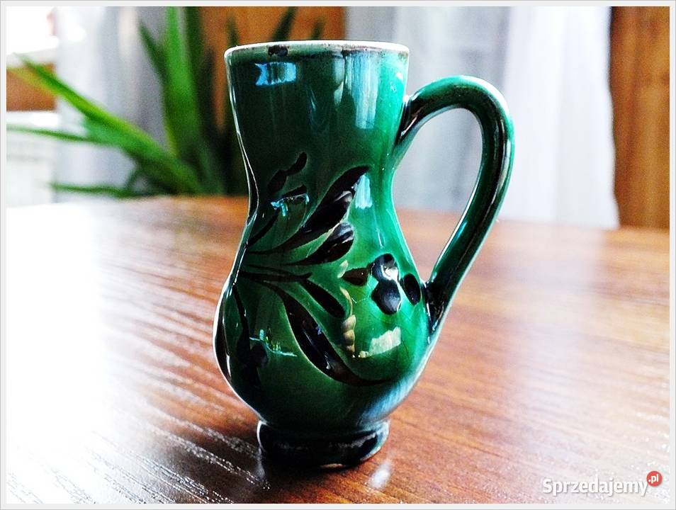 Mały wazonik dzbanuszek 75 motyw ludowy Niemcy lubuskie Żary sprzedam