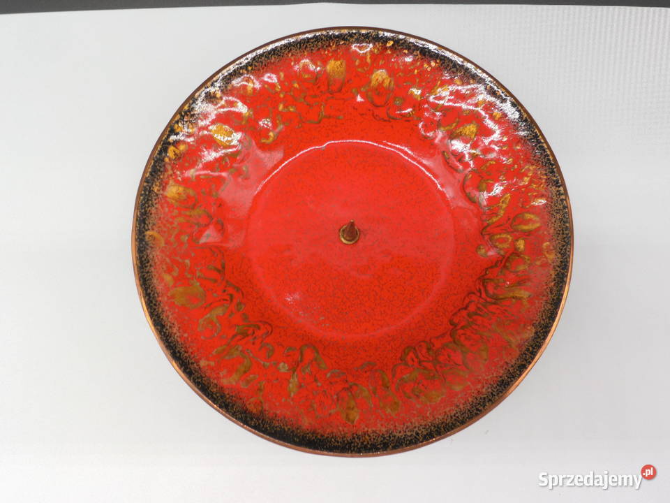 Emaliowany świecznik pochodzący z połowy XX Raszków sprzedam