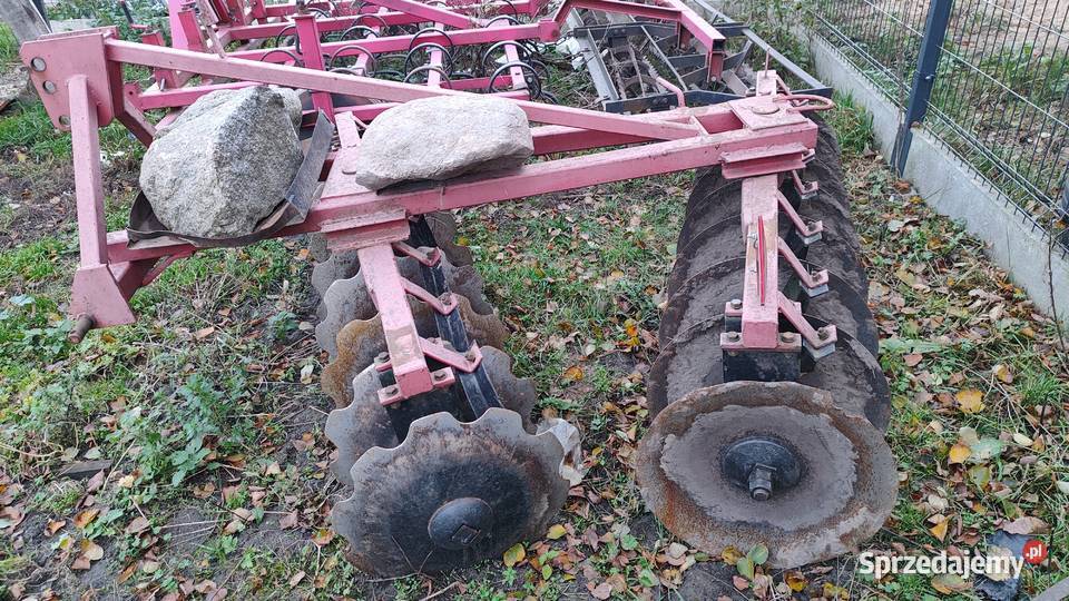 Sprzedam talerzówke 2x8 nieuszkodzony Maszyny rolnicze łódzkie Grabów