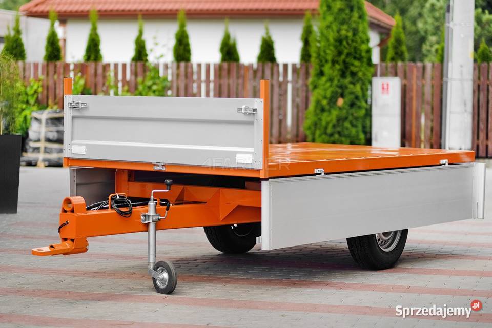 Przyczepa rolnicza jednoosiowa 2T ALU Geograss