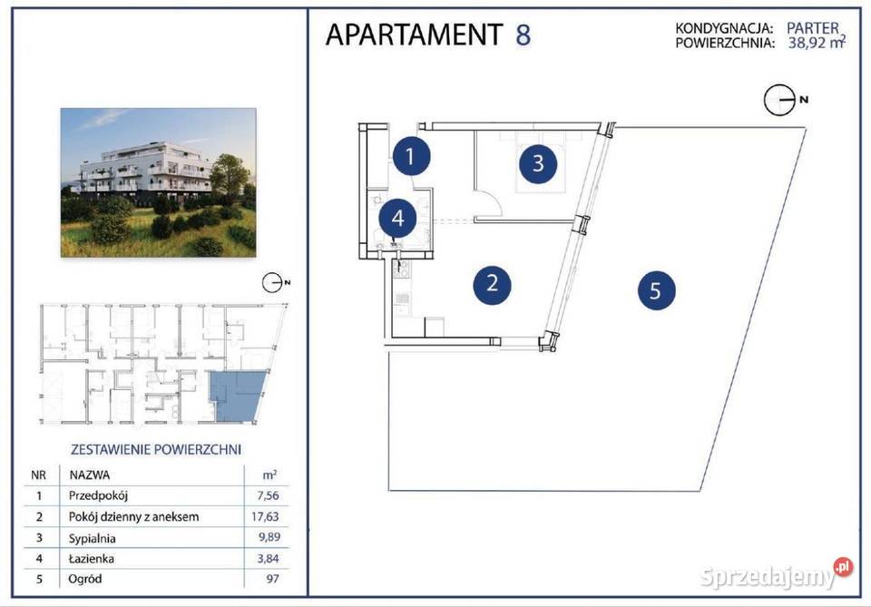 Sprzedam apartament zaledwie 20 m morza Gąski