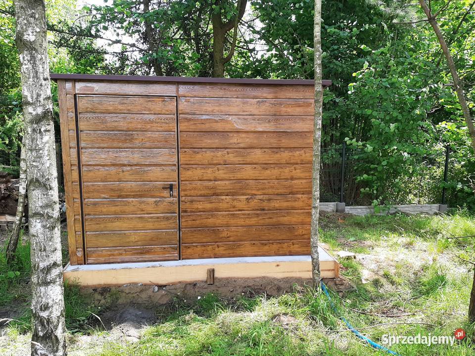 Garaż Blaszany GRAFITOWY Wiata Śmietnikowa 498zł/m2 Ustrzyki Dolne