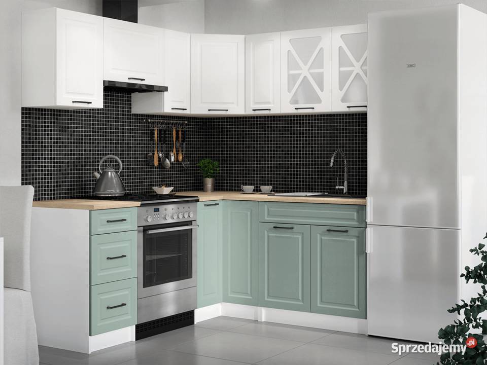 Kuchnia narożna ASTRID BIAŁY MAT DĄB ARTISAN Brody sprzedam