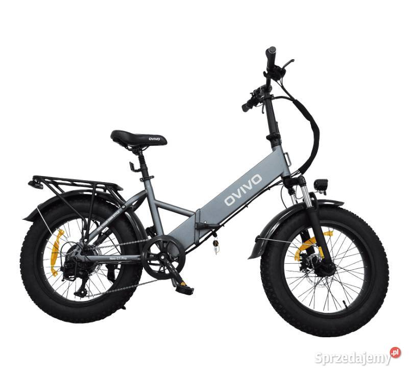 Rower elektryczny OVIVO NEO C1 PRO szary Bafang Tarnów