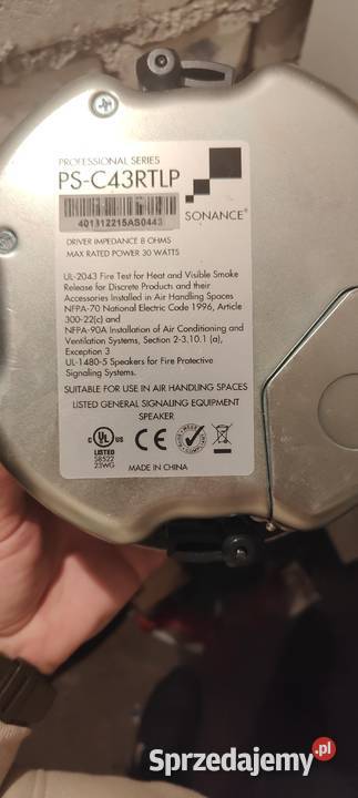 Głośniki SONANCE pod zabudowę Warszawa