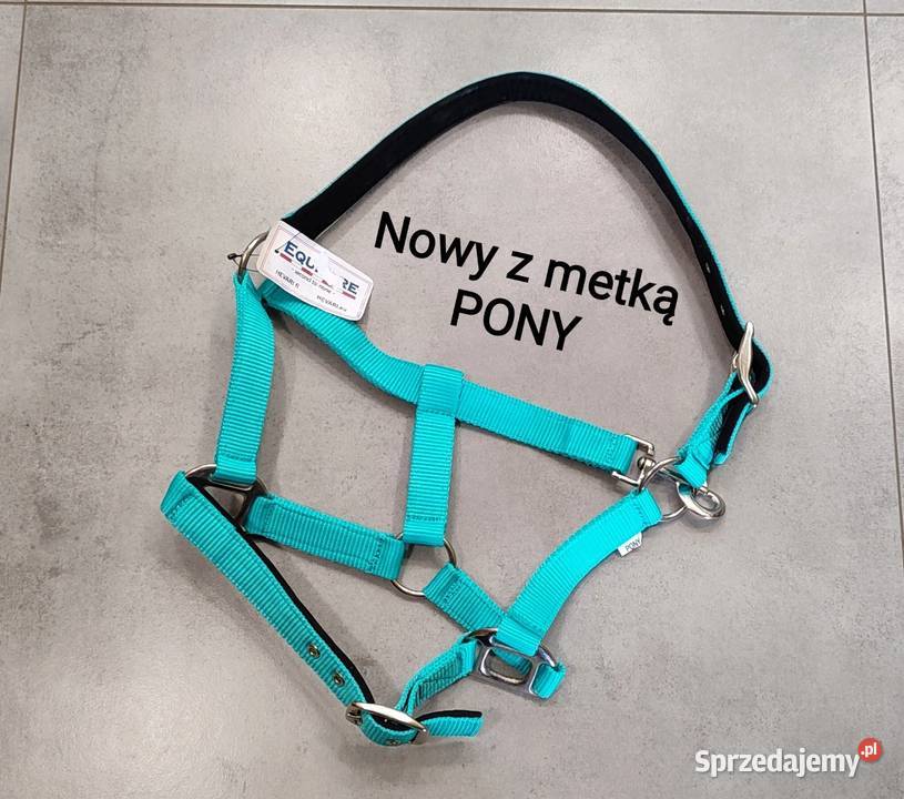 Nowy z metką kantar PONY z podszyciem turkusowy Jasień sprzedam