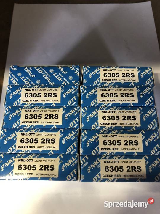 Łożyska 6305 2rs NKL CZECHY zestaw 10 sztuk nieuszkodzony opolskie Nysa