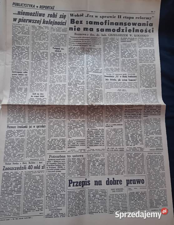 Trybuna Ludu 139 16 czerwca 1987 r Koźminek