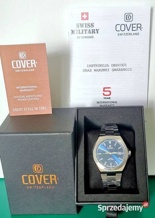 COVER ICONOSTEEL CO21302 SZWAJCARSKI ZEGAREK Męskie Ząbki