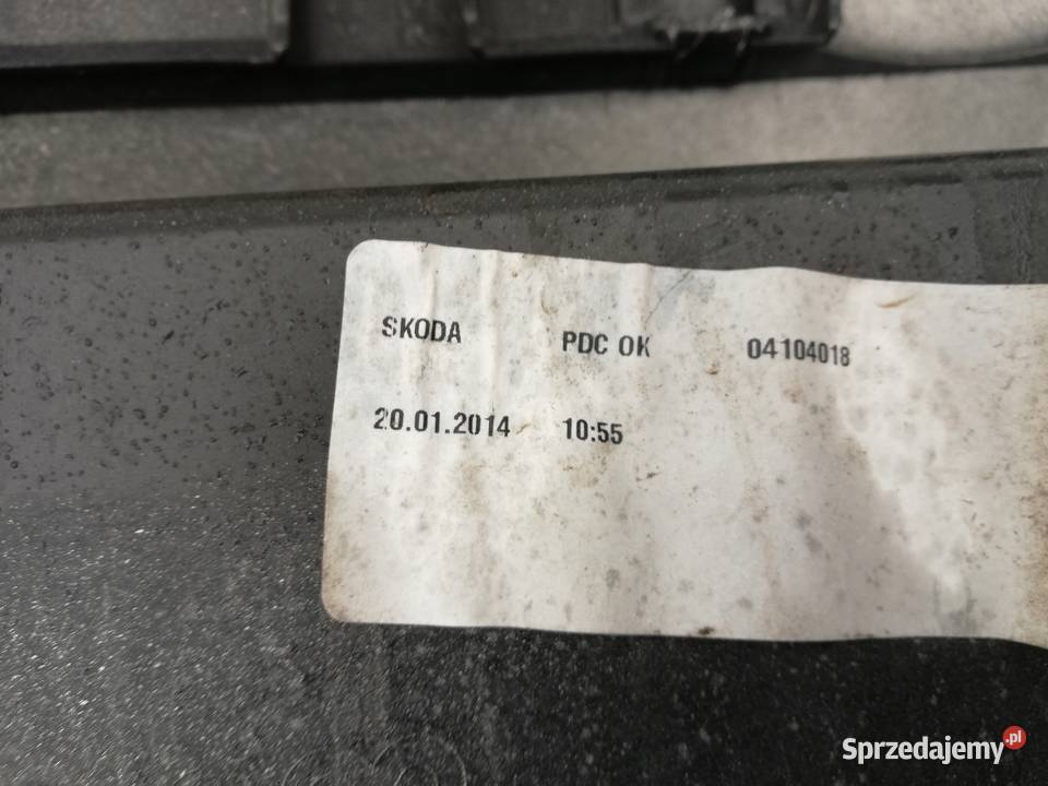 ZDERZAK TYLNY SKODA CITIGO PDC osobowe Nowy Tomyśl