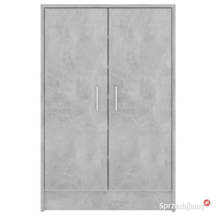 Szafka na buty szarość betonu 60x35x92 WM808931 Warszawa