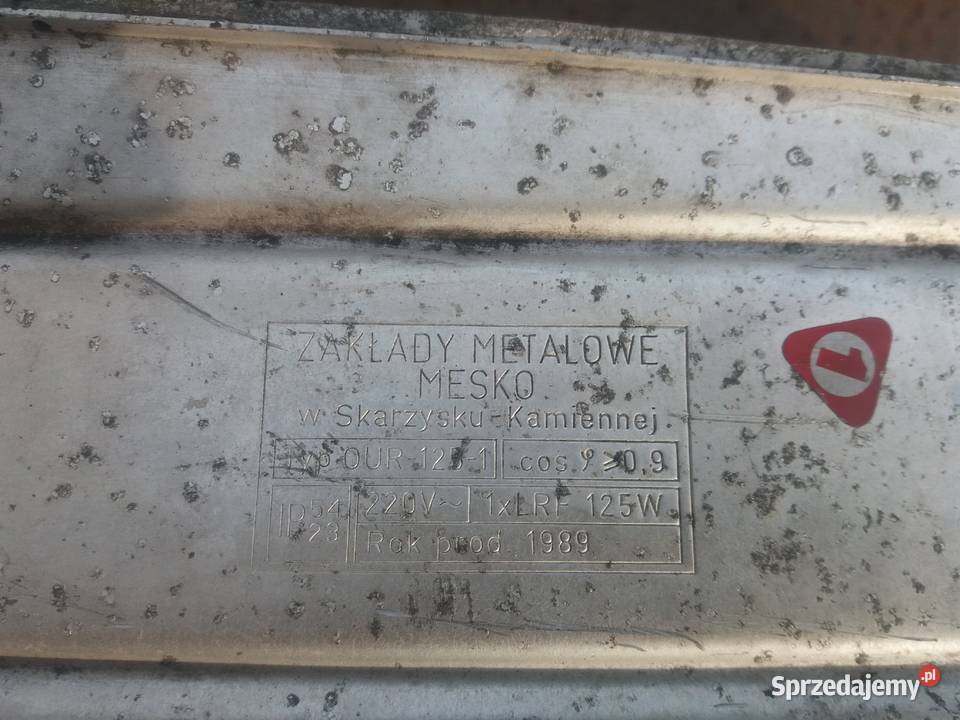 lampa uliczna z 1989 roku