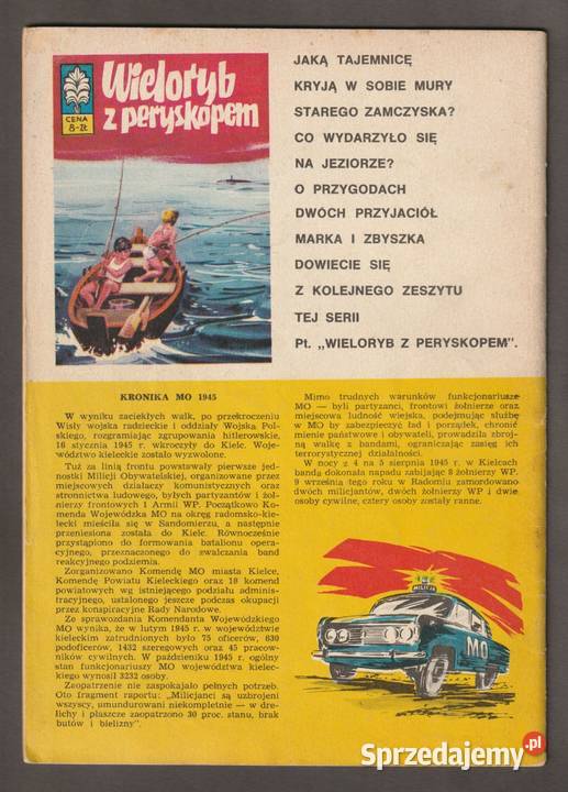 KAPITAN ŻBIK SKODA TW6163 1972 1 wydanie Łódź