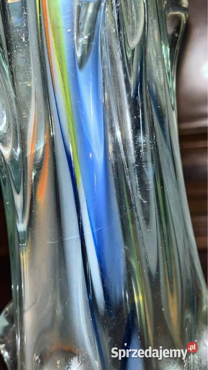 Wazon szklany Sękacz Czasy Prl pomorskie Gdańsk