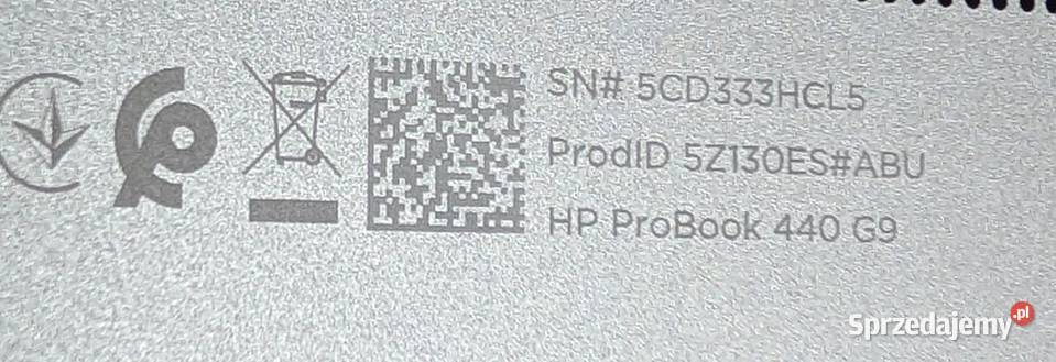 Laptop HP Probook 440 G9 32GB RAM i51235U 256GB sprzedam