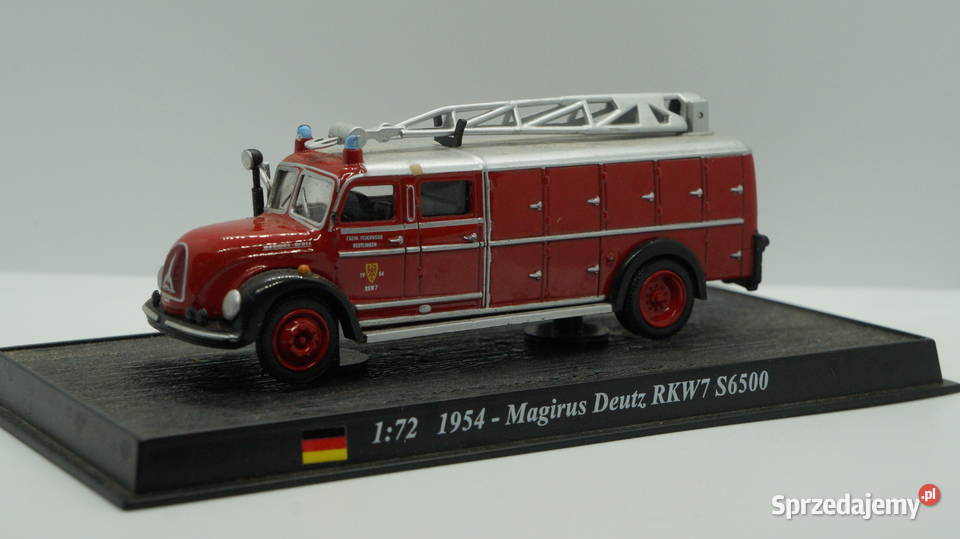 Samochód strażacki - Magirus Deutz RKW 7 (1:72) Del Prado