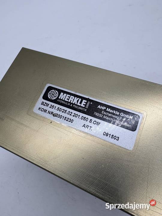 Merkle BZM 251502502201050 SOM Block Cylinder mazowieckie Warszawa