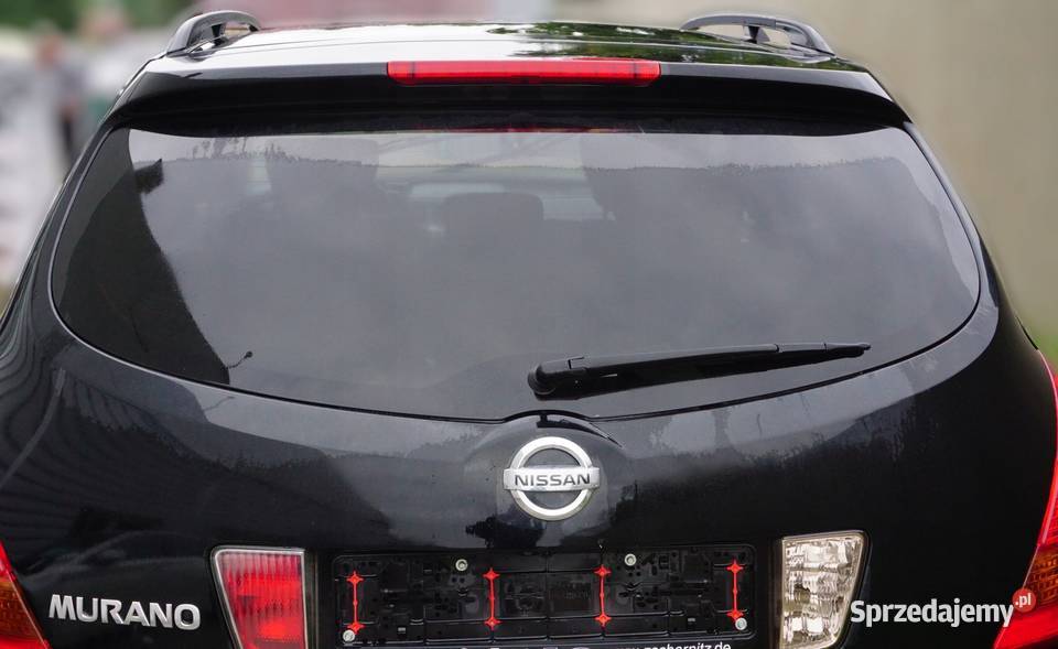 SZYBA TYŁ TYLNA NISSAN MURANO Z50 Karoseria Nowy Tomyśl