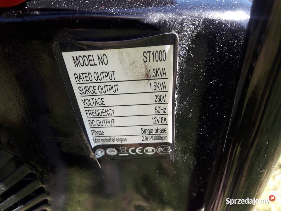 Agregat prądotwórczy KraftDele ST1000 800W Miłosław
