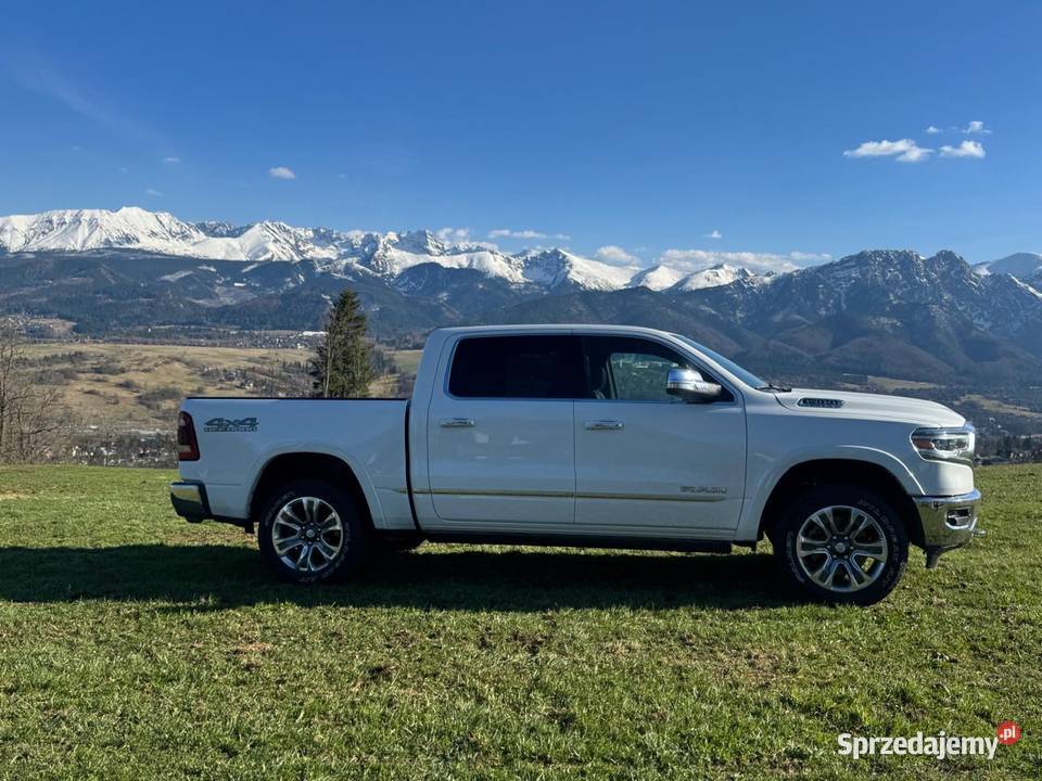 RAM 1500 Limited 57 HEMI 2022 7000 Stan idealny elektrycznie ustawiane fotele Zakopane
