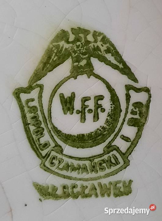 Włocławek Stara Duża Porcelanowa Misa Salatera śląskie Gliwice