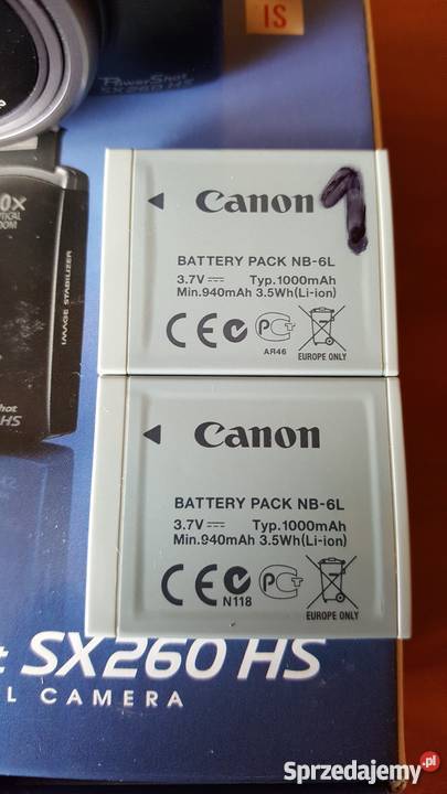 Aparat cyfrowy Canon PowerShot SX260 HS Bylice