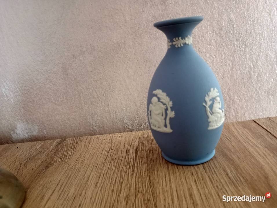 Wazon biskwitowy jaspis Wedgwood lubelskie Biłgoraj