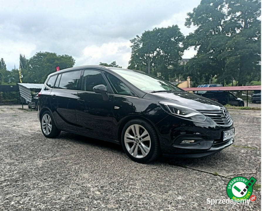 Opel Zafira 2019 automat 7 osobowe zadbane hak C światła przeciwmgielne Tomaszów Mazowiecki